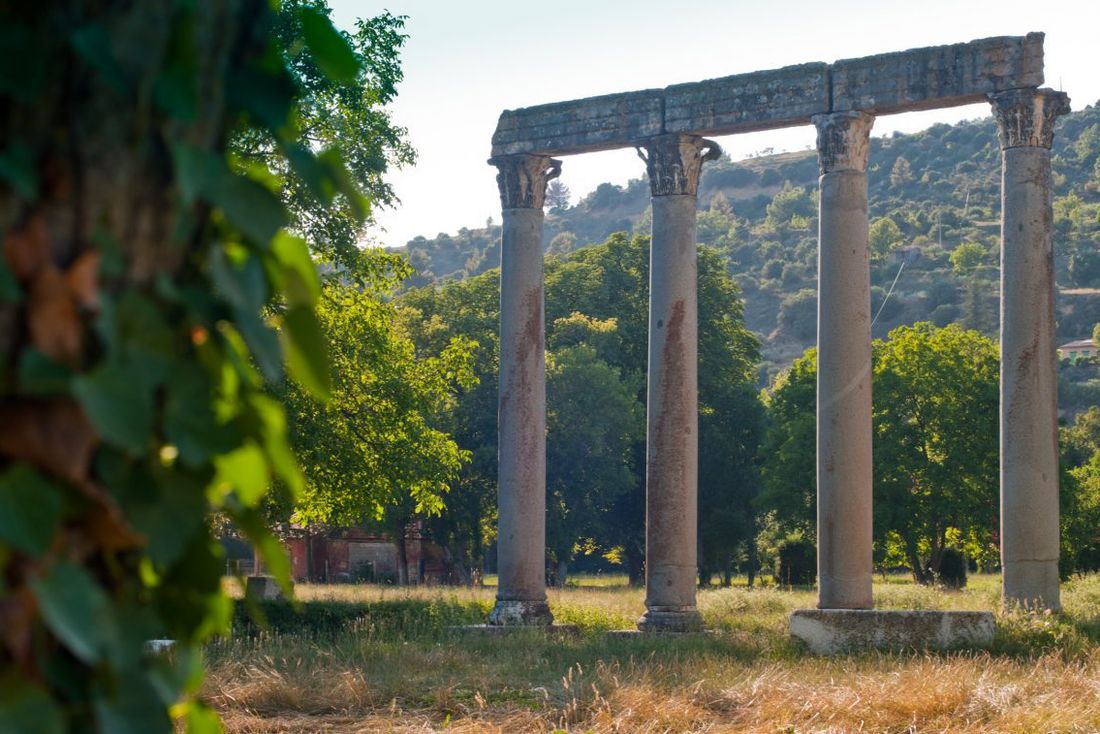 Les colonnes romaines de Riez